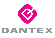 Логотип Dantex — стильный и современный знак бренда, специализирующегося на производстве высококачественного оборудования для печати и упаковки, отражающий инновационный подход и надежность компании в индустрии.