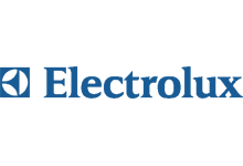 Логотип Electrolux — международного бренда бытовой техники, известного своим качеством и инновациями в области кондиционирования и климатической техники.