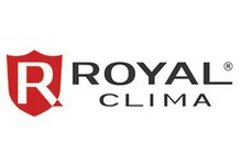 Логотип ROYAL Clima — ведущего производителя кондиционеров и климатического оборудования, символизирующий качество, инновации и надежность в сфере климатических технологий.